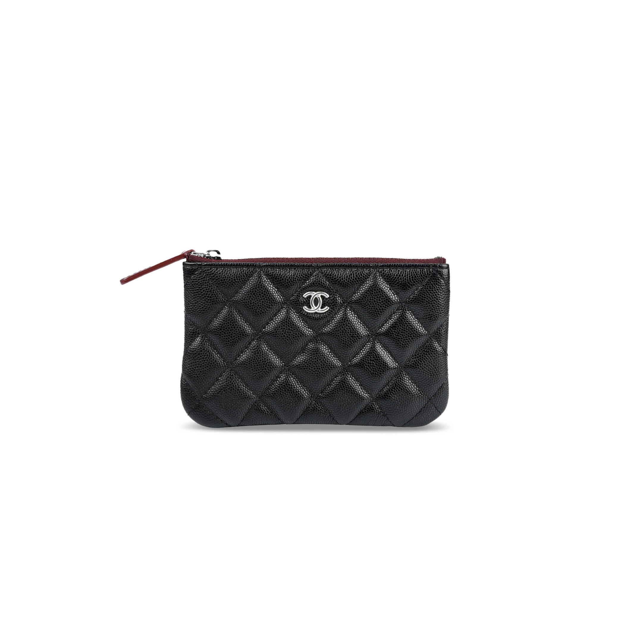 CHANEL SMALL ZIPPED POUCH CAVIAR LEATHER AP4020 (15*9.5*1cm)